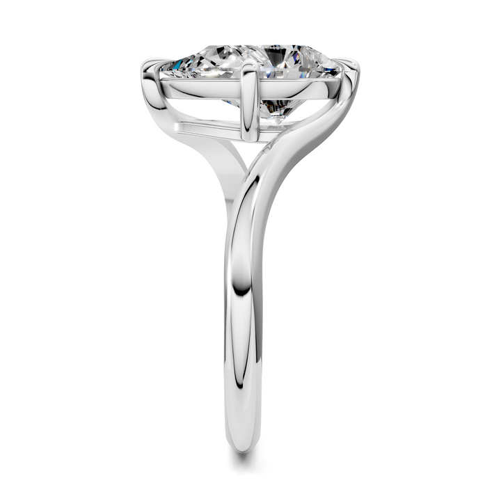 Sylvia Bypass Solitaire Ring