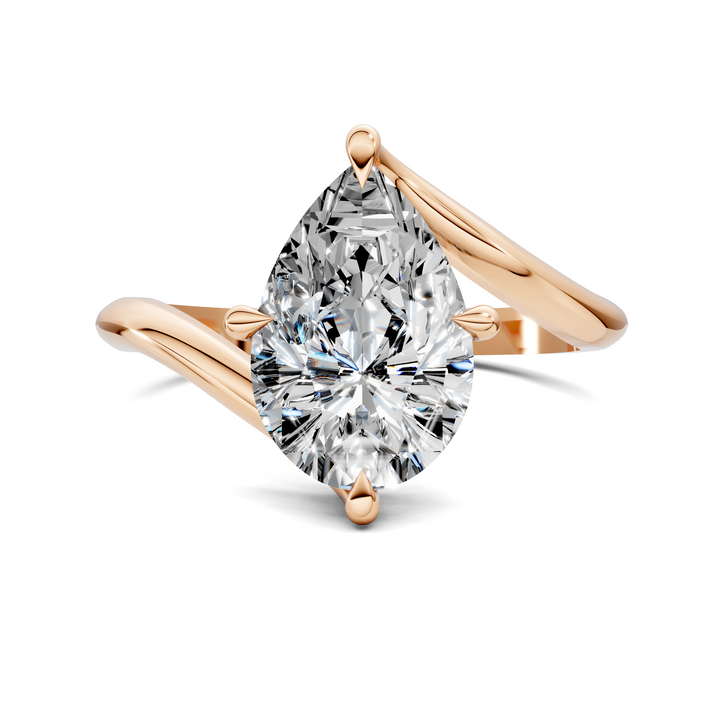 Sylvia Bypass Solitaire Ring