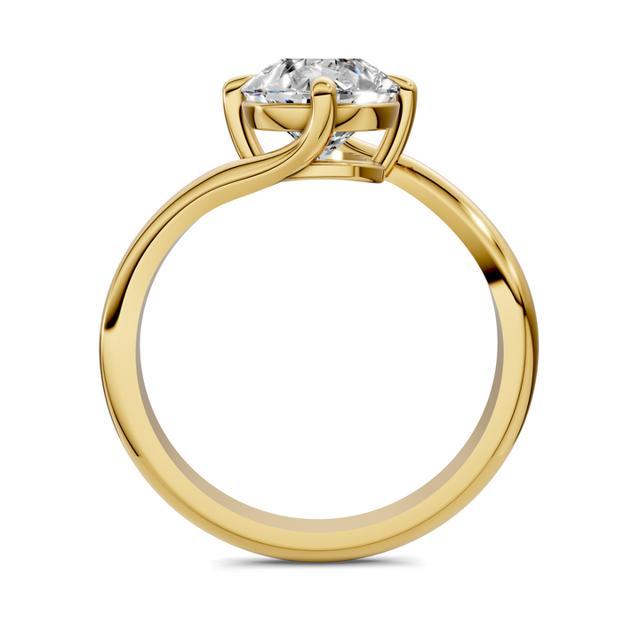 Sylvia Bypass Solitaire Ring