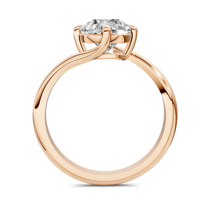 Sylvia Bypass Solitaire Ring
