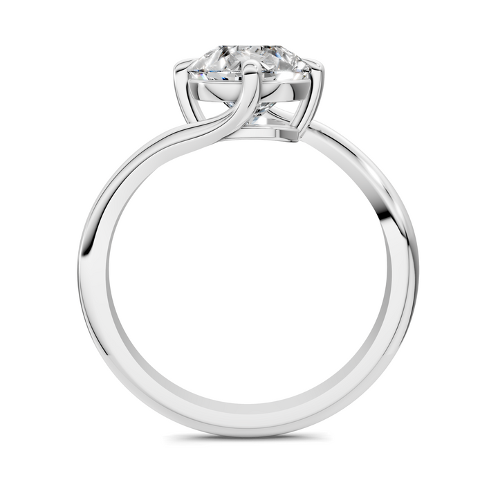 Sylvia Bypass Solitaire Ring