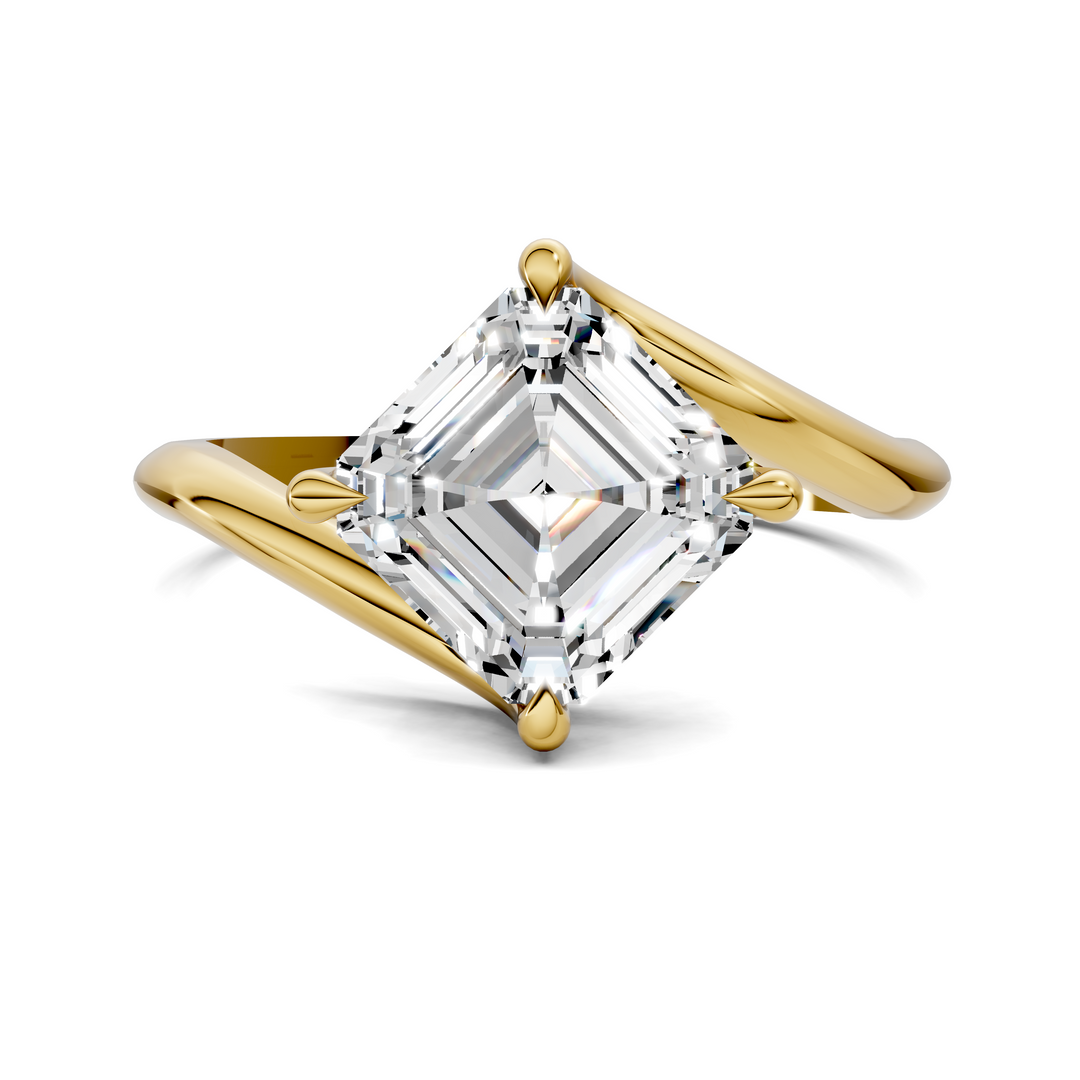 Sylvia Bypass Solitaire Ring