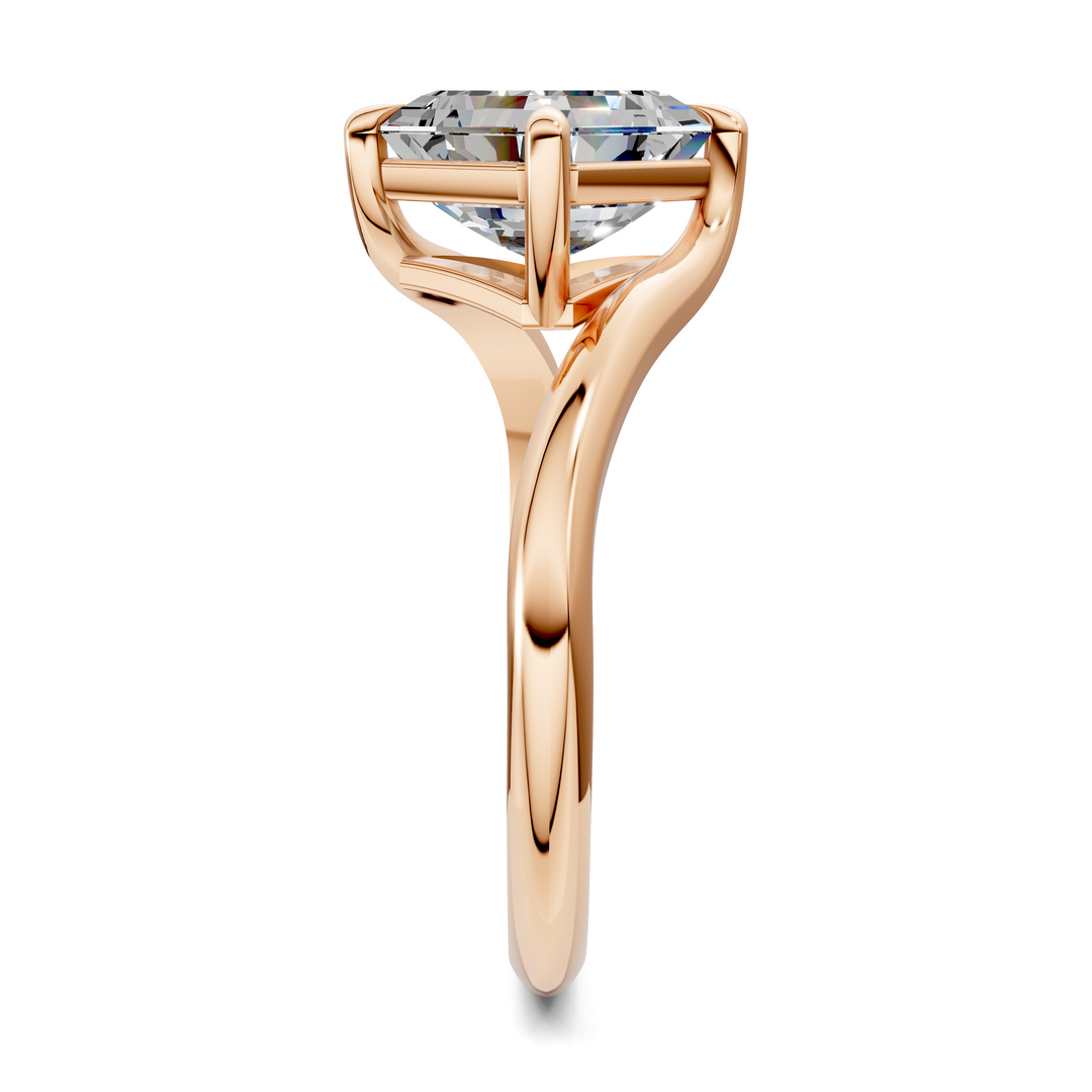 Sylvia Bypass Solitaire Ring