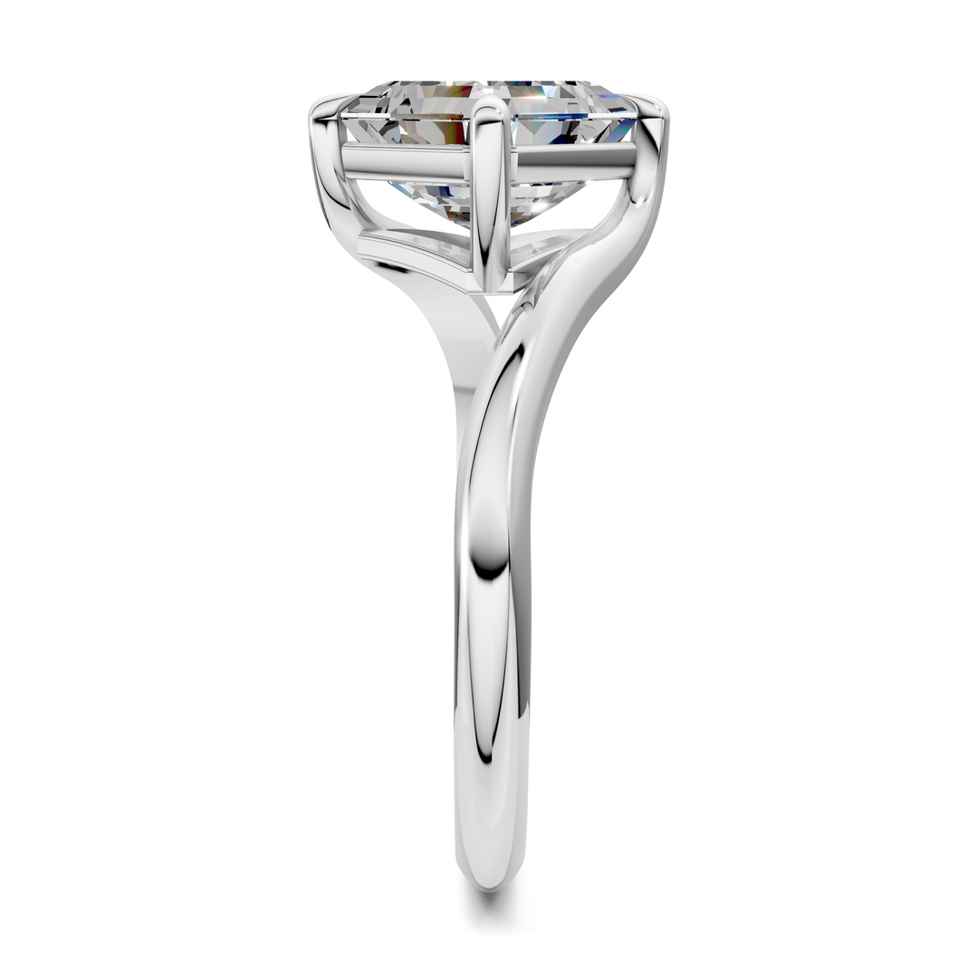 Sylvia Bypass Solitaire Ring