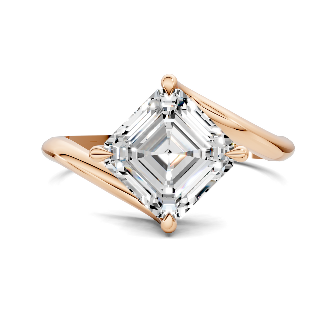 Sylvia Bypass Solitaire Ring