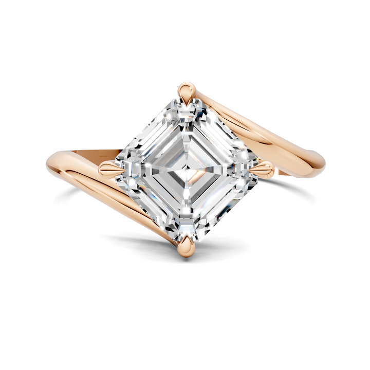 Sylvia Bypass Solitaire Ring