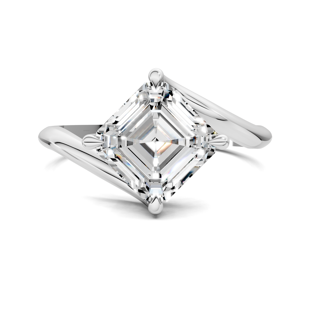 Sylvia Bypass Solitaire Ring