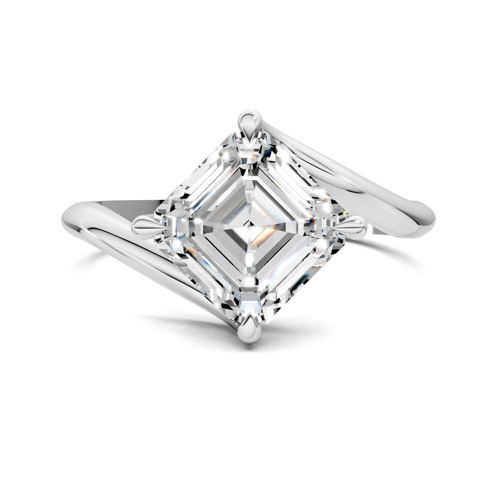 Sylvia Bypass Solitaire Ring