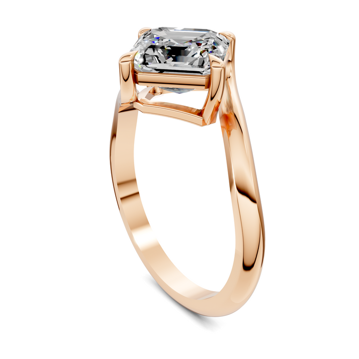 Sylvia Bypass Solitaire Ring