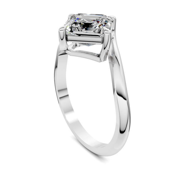 Sylvia Bypass Solitaire Ring