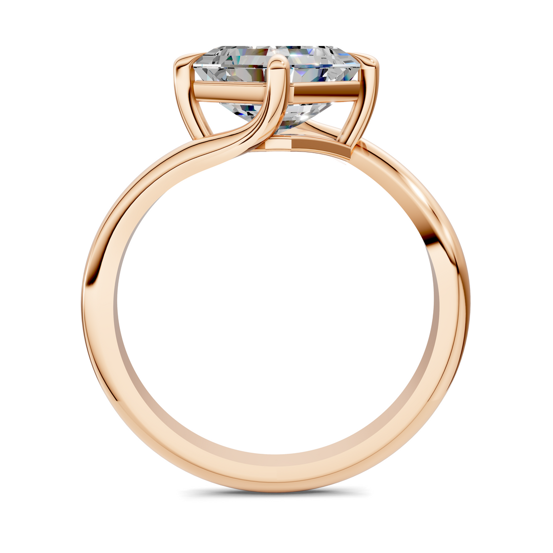 Sylvia Bypass Solitaire Ring