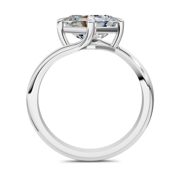 Sylvia Bypass Solitaire Ring