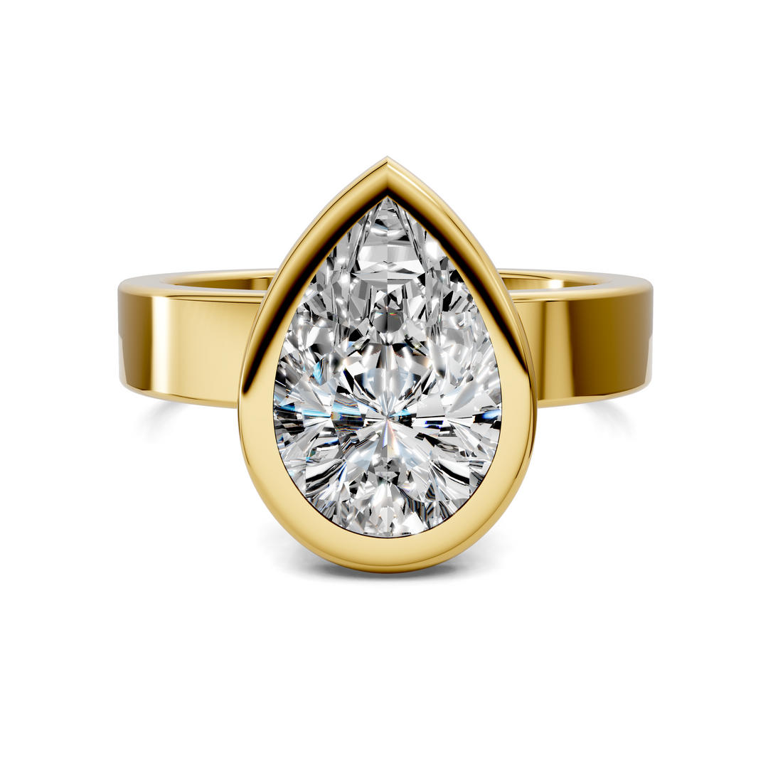 Jackie Bezel Solitaire Ring