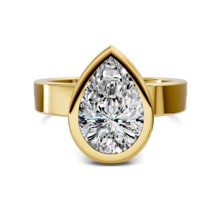 Jackie Bezel Solitaire Ring
