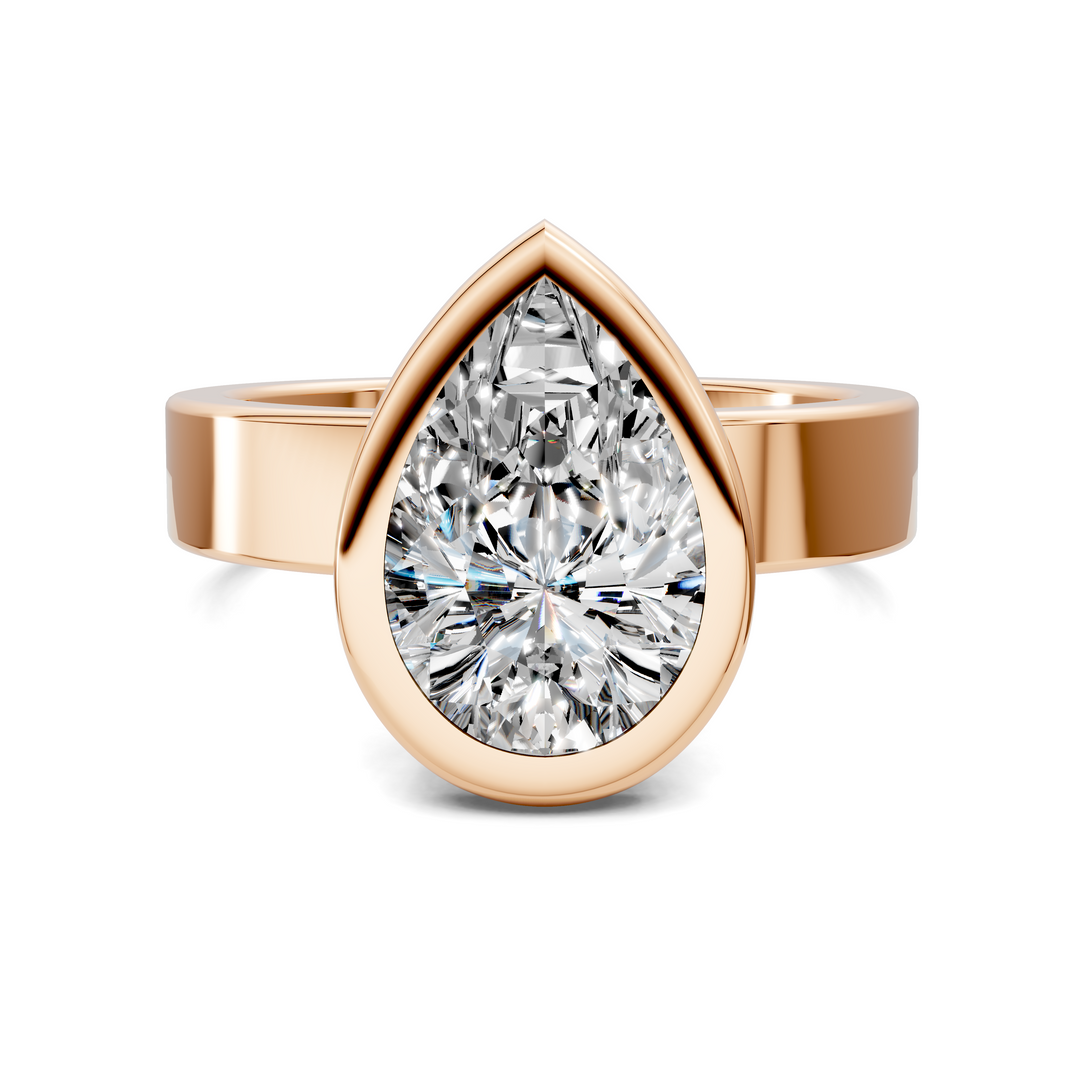 Jackie Bezel Solitaire Ring