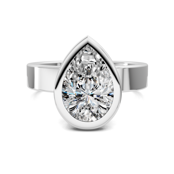 Jackie Bezel Solitaire Ring