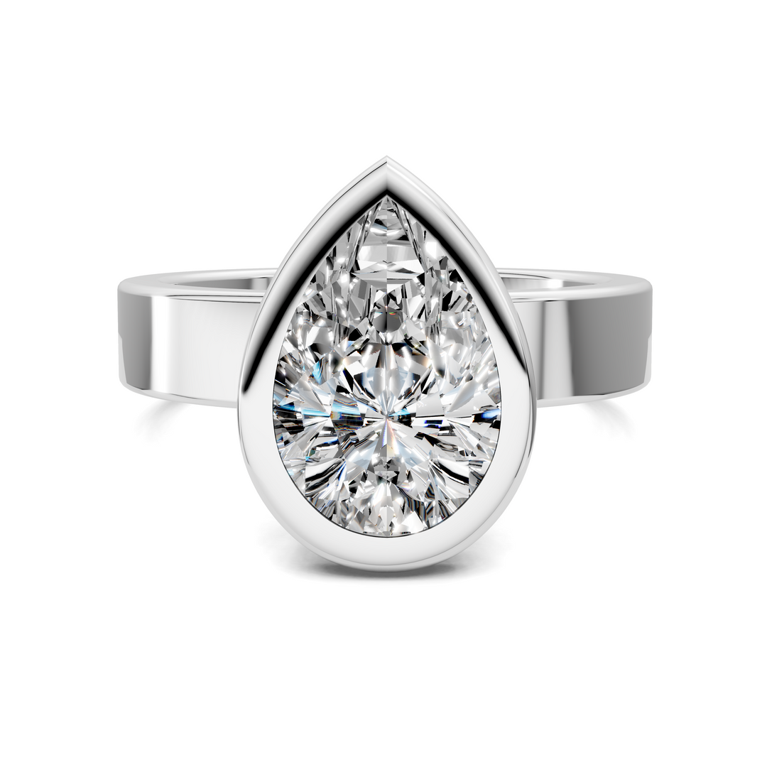 Jackie Bezel Solitaire Ring
