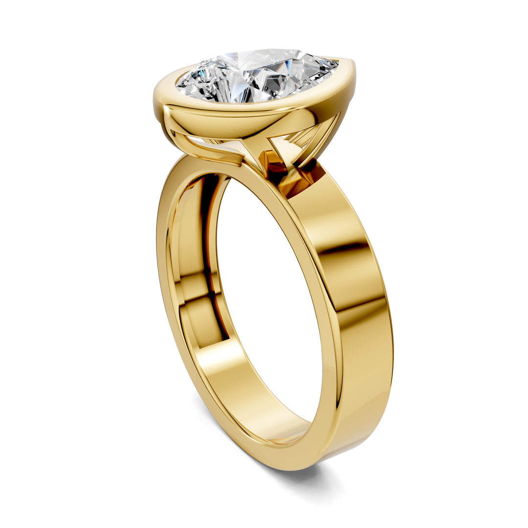 Jackie Bezel Solitaire Ring