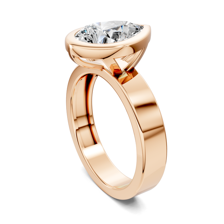 Jackie Bezel Solitaire Ring