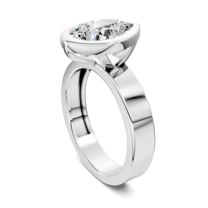 Jackie Bezel Solitaire Ring