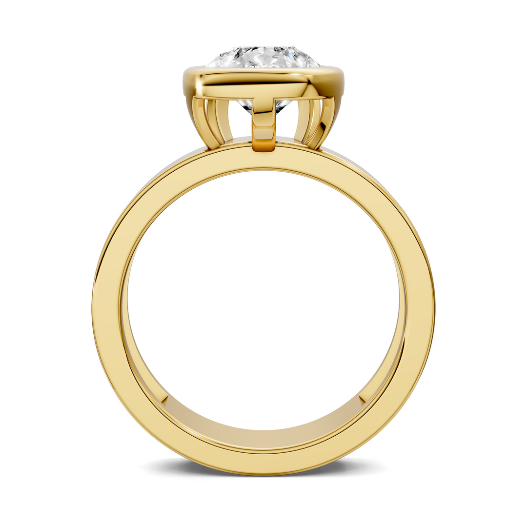 Jackie Bezel Solitaire Ring