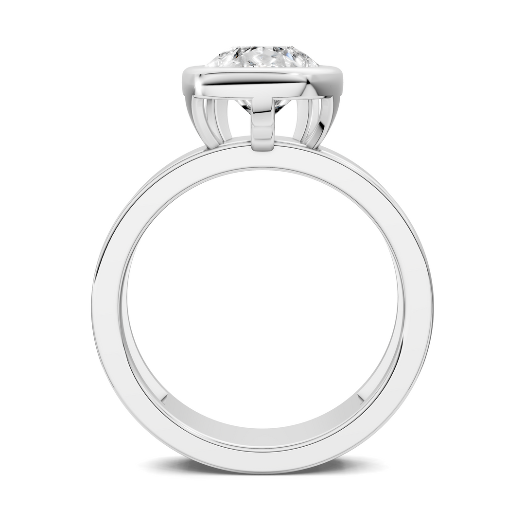 Jackie Bezel Solitaire Ring