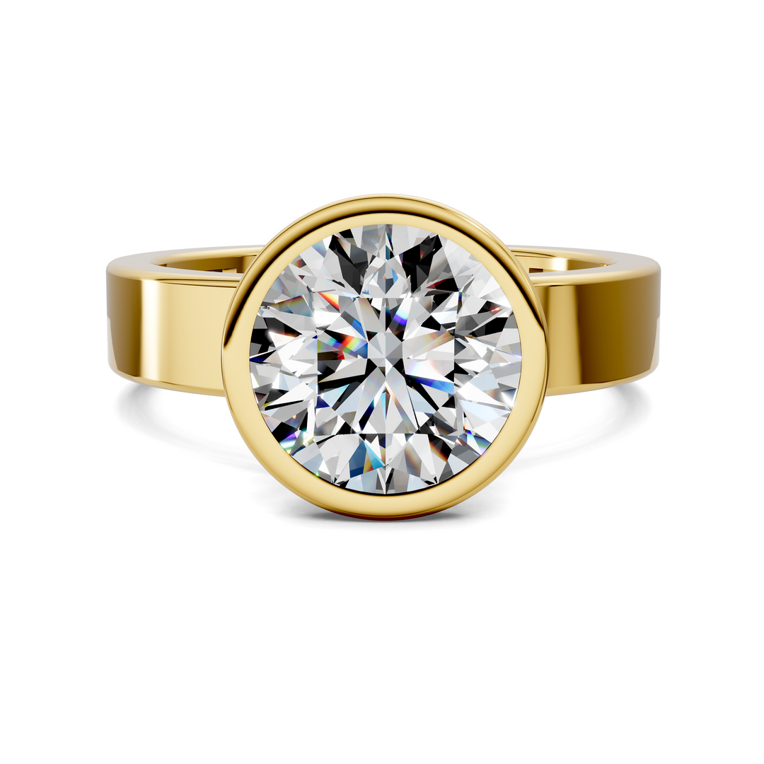 Jackie Bezel Solitaire Ring