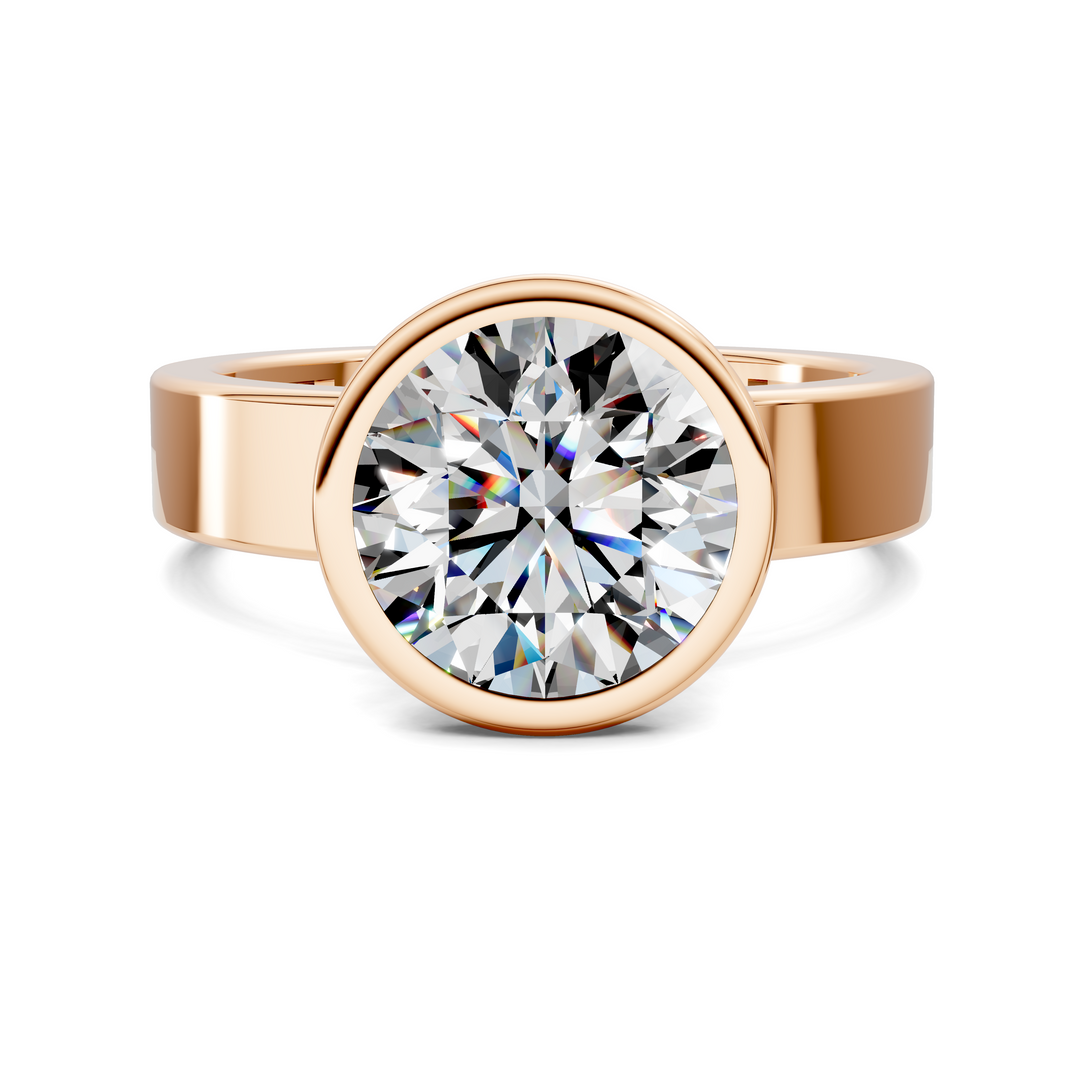 Jackie Bezel Solitaire Ring