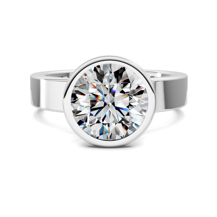 Jackie Bezel Solitaire Ring