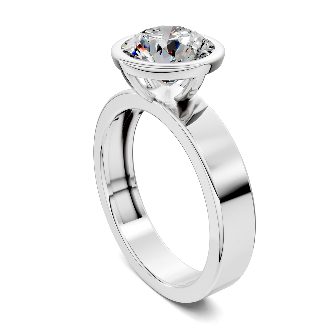 Jackie Bezel Solitaire Ring