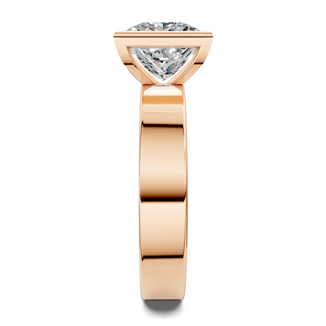 Jackie Bezel Solitaire Ring