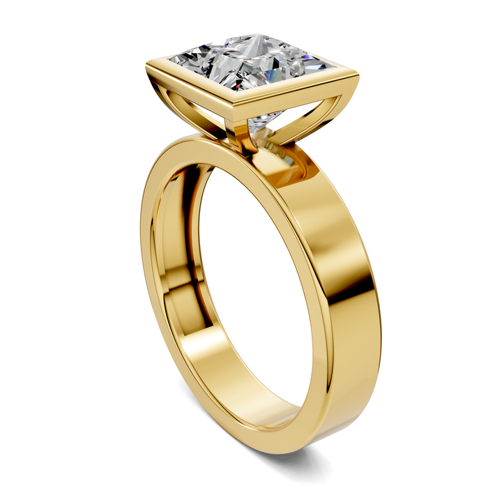 Jackie Bezel Solitaire Ring