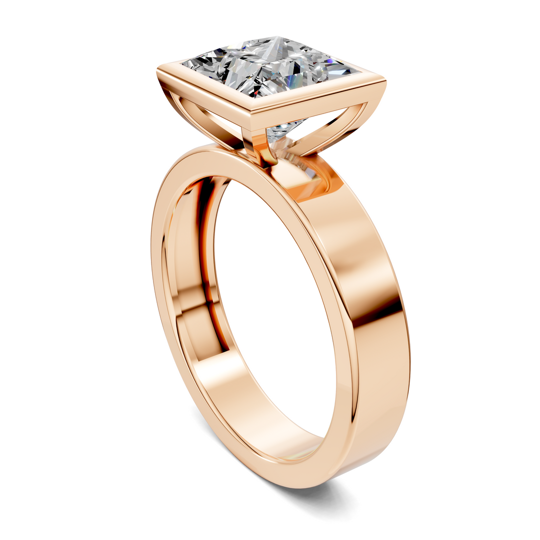 Jackie Bezel Solitaire Ring