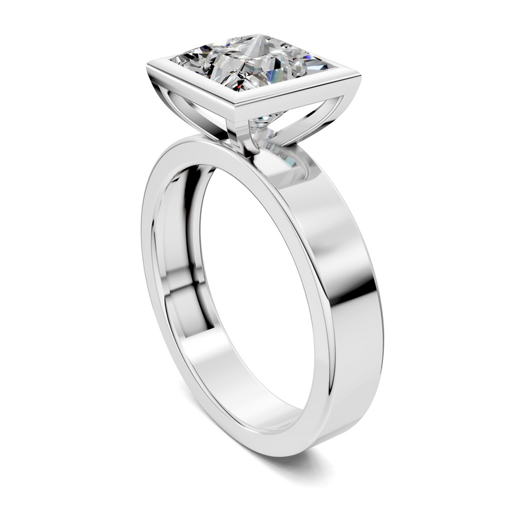 Jackie Bezel Solitaire Ring