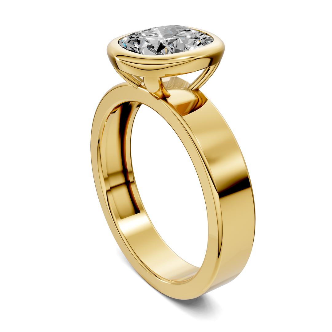 Jackie Bezel Solitaire Ring