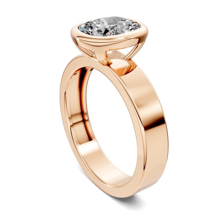 Jackie Bezel Solitaire Ring