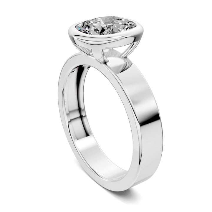 Jackie Bezel Solitaire Ring