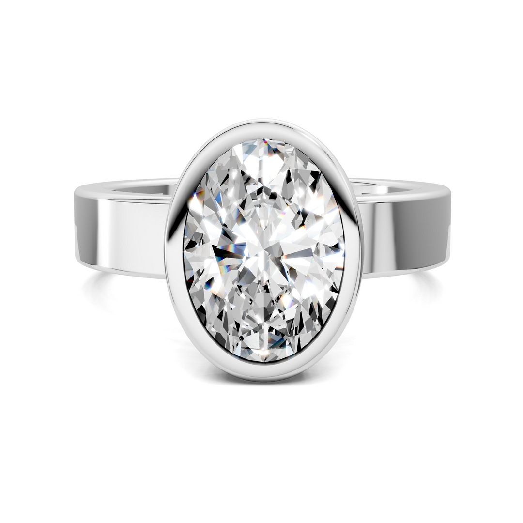 Jackie Bezel Solitaire Ring