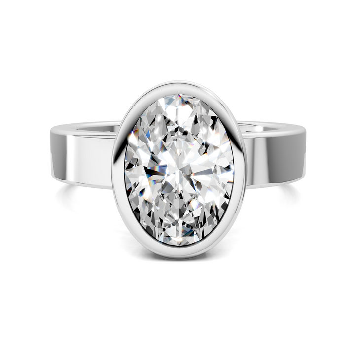 Jackie Bezel Solitaire Ring