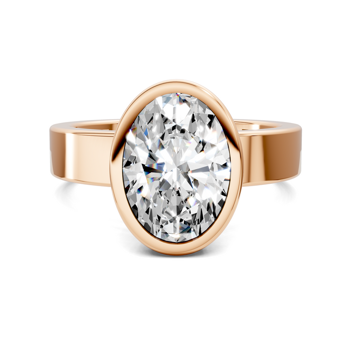 Jackie Bezel Solitaire Ring