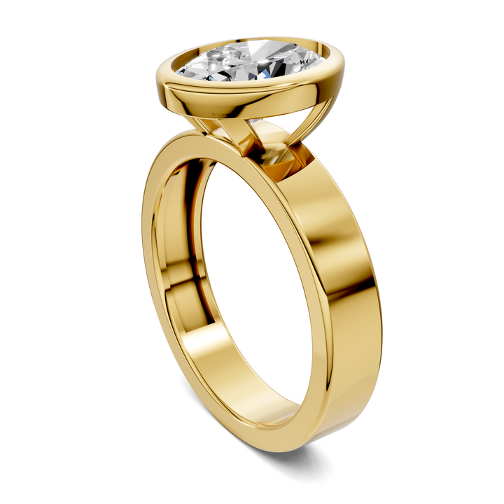 Jackie Bezel Solitaire Ring