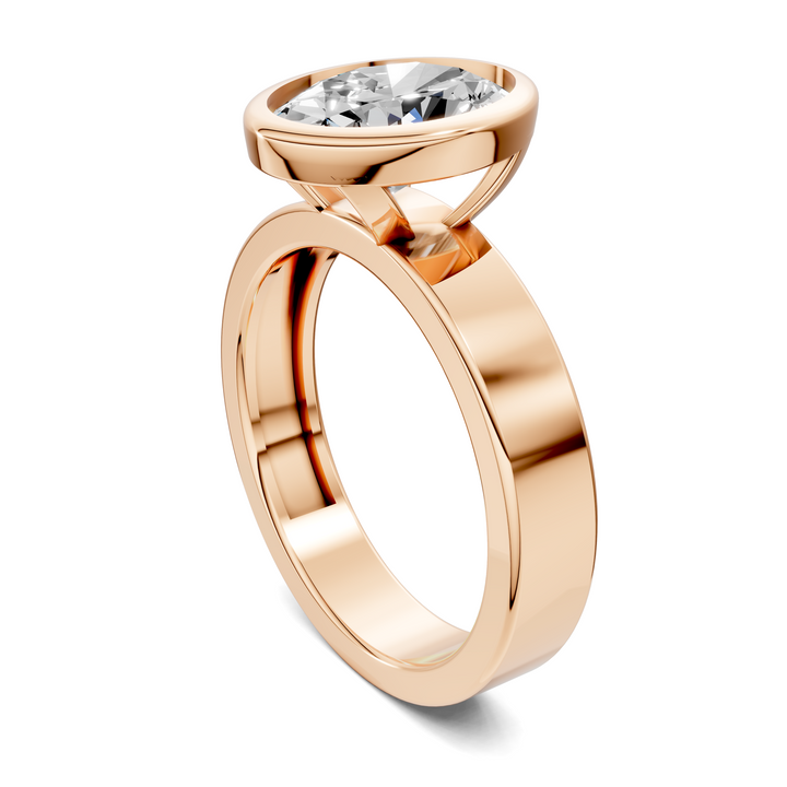 Jackie Bezel Solitaire Ring