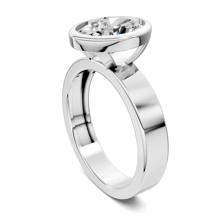 Jackie Bezel Solitaire Ring
