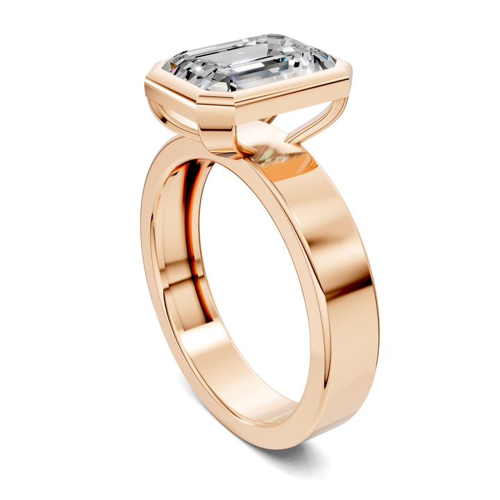 Jackie Bezel Solitaire Ring