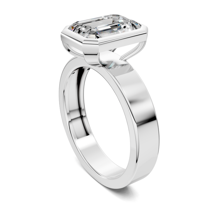 Jackie Bezel Solitaire Ring