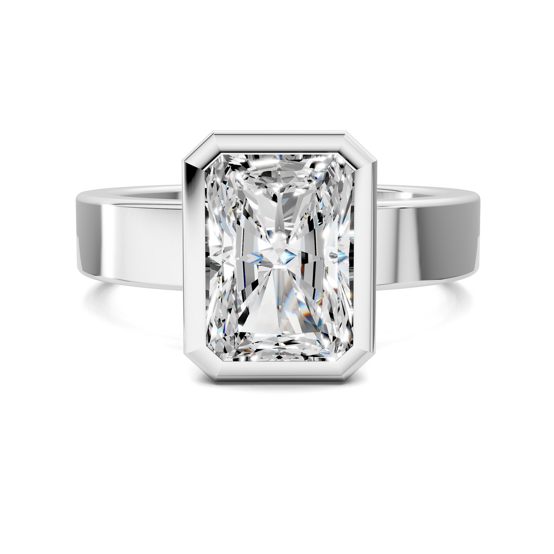 Jackie Bezel Solitaire Ring
