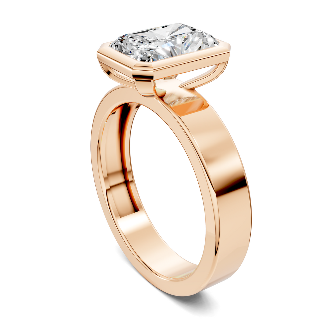 Jackie Bezel Solitaire Ring