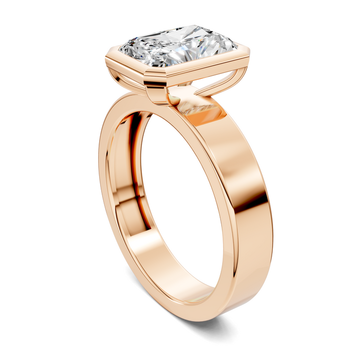 Jackie Bezel Solitaire Ring