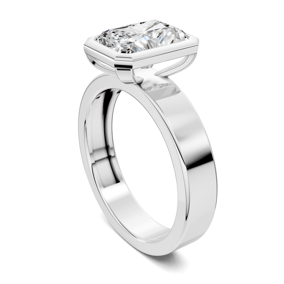 Jackie Bezel Solitaire Ring