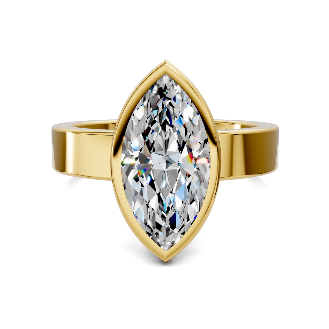 Jackie Bezel Solitaire Ring
